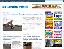 Tablet Screenshot of mylaporetimes.com